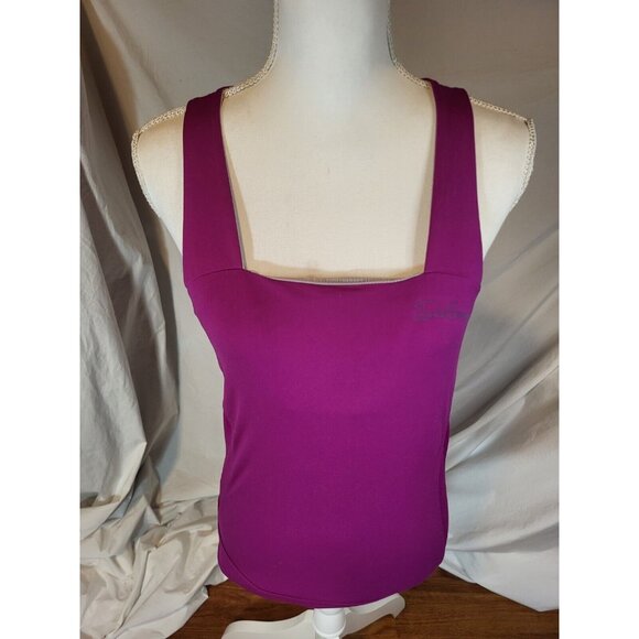 Salomon Size‎ M Pink Athletic Top Mesh Panels - Picture 1 of 5